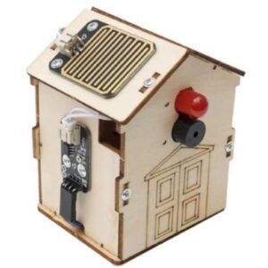 DIY Wooden Rain Detector Kit Wooden Water Drop Detection STEM Kit